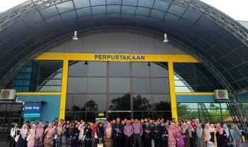 Lawatan Pelajar Asasi TVET dari Politeknik Sultan Haji Ahmad Shah (POLISAS) ke Fakulti Teknologi Kejuruteraan Awam UMP pada 28 Julai 2023